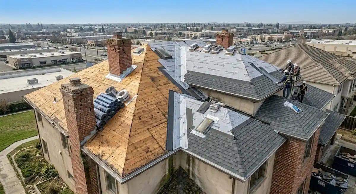 Roof Replacement Before Project